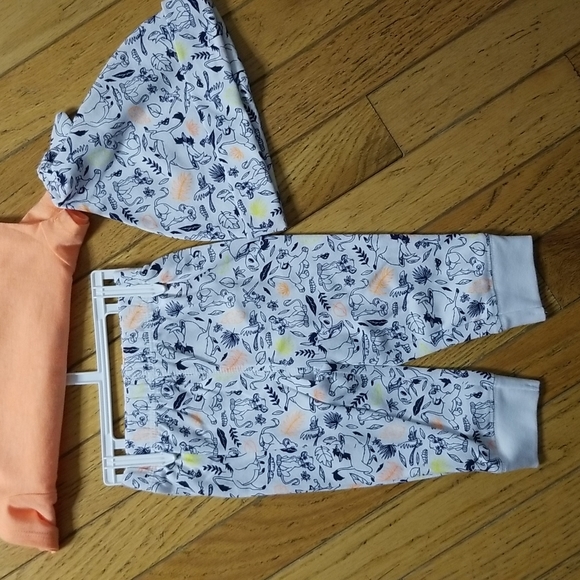 6 m carter  dress and shorts. 6 m Disney lion king onsie ,pants ,hat - Picture 4 of 7